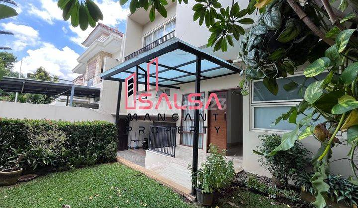 Disewakan Rumah Cantik Asri Siap Huni 4BEDROOM Dekat Bukit Golf Dan Mall Dan Perbelanjaan Mall Pondok Indah Dan Toll Dan Lokasi Nyaman Dan Asri Area Kencana Permai Pondok Indah Jakarta Selatan  2