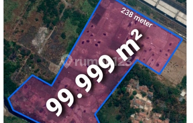 Tanah Di lokasi strategin di kawasan Industri Delta Mas Cikarang