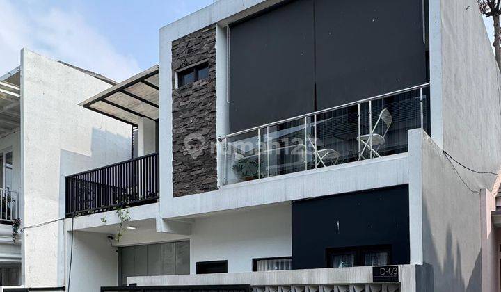 Dijual Rumah 2 Lantai Cantik Modern Furnished Cihanjuang Lembang Dengan Udara Sejuk Serasa Di Villa 1