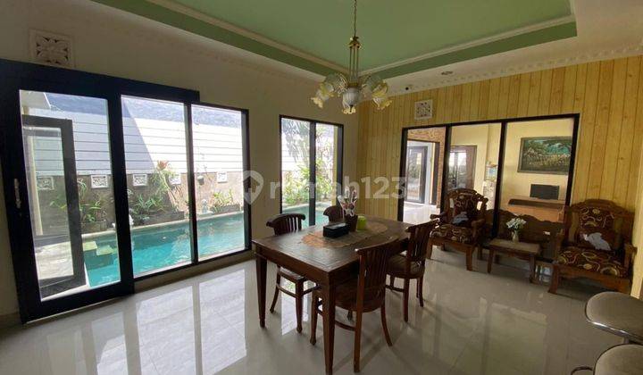 Rumah Jual Mewah Murah Full Furnished Swimming Pool di Renon 2