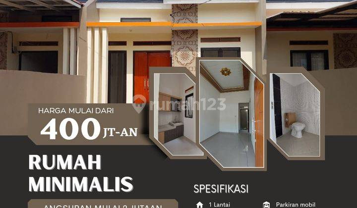 Rumah Baru  tanah darat bebas banjir di Depok SHM  1