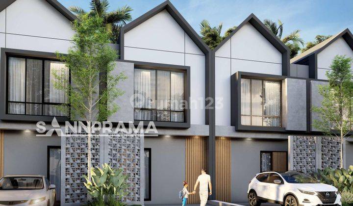 Rumah Gaya Scandiavian Dalam Cluster Pinggir Jalan Sawangan  1