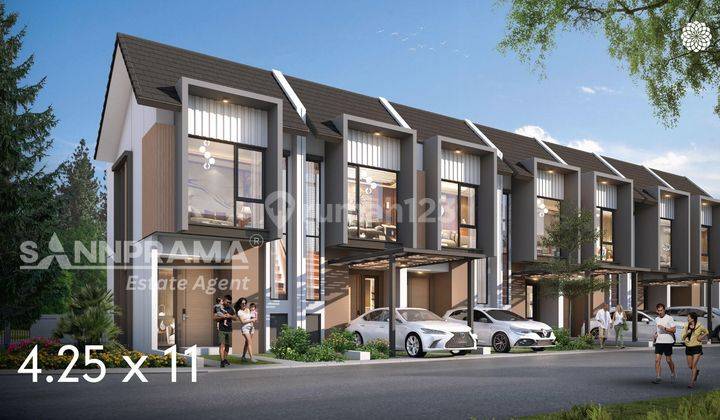 Rumah 2 Lantai Baru SHM di Pisangan, Tangerang Selatan 1