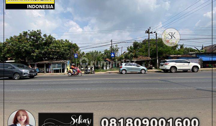 Tanah Pinggir Jalan Raya Serang Pusat Keramaian Bangun Gudang Ok 1
