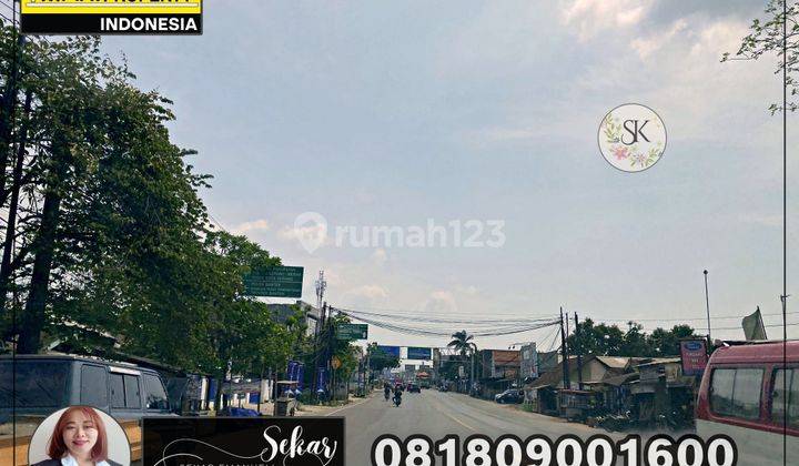 Tanah Pinggir Jalan Raya Serang Pusat Keramaian Bangun Gudang Ok 5