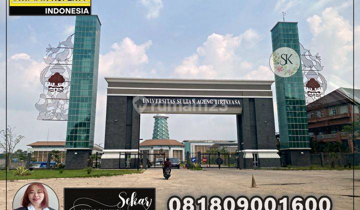 Tanah Jalan Raya Serang Dekat Pasar Kalodran Akses Truck 24jam 7
