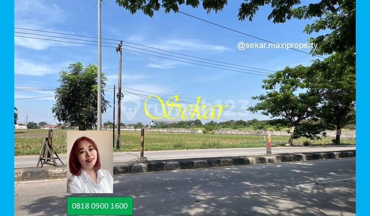 For Sale Kavling Komersial Karawang Barat Pinggir Jalan Raya
