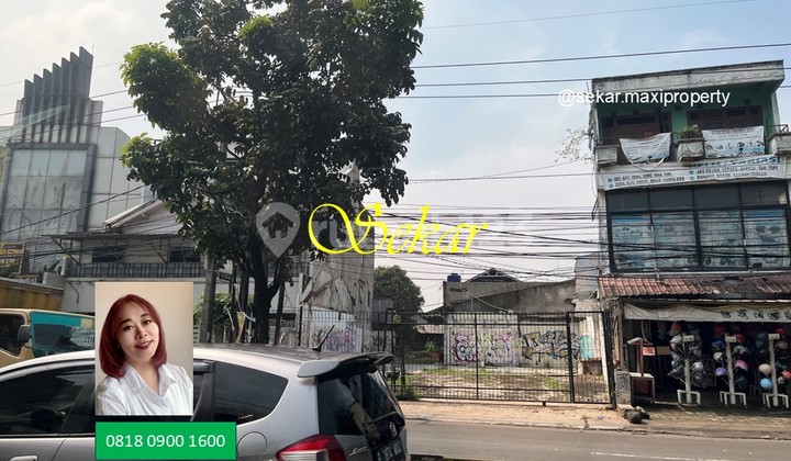 Commercial Plot for Sale on Juanda Street, Ciputat, Near MRT