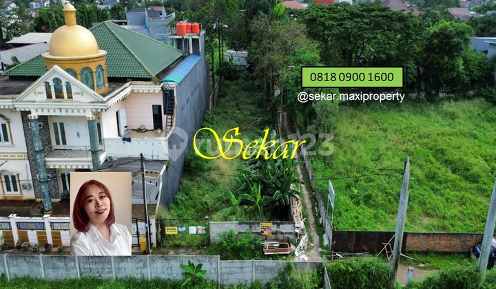 Tanah Villa Melati Mas Dekat Pintu Tol Jelupang Harga Murah