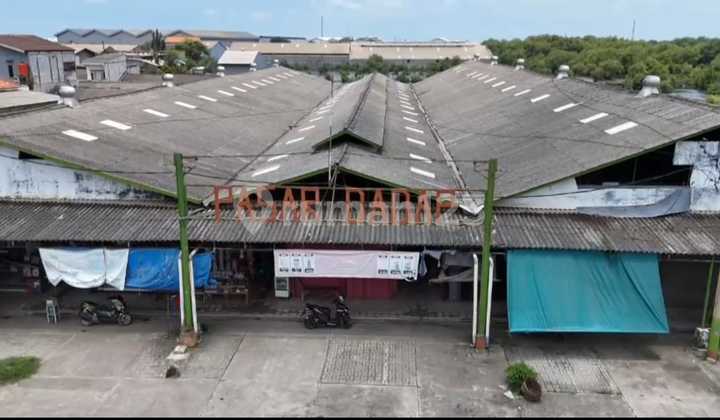 For sale plot in Pasar Dadap area 6030M, suitable for warehouse/factory