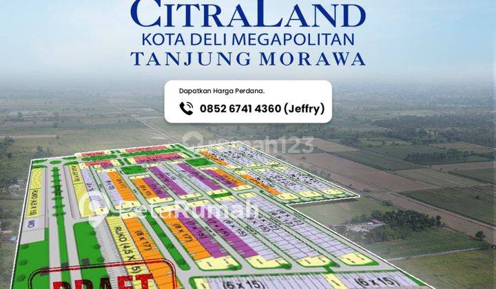 Villa Komplek Citraland Tanjung Morawa Lebar 6 Siap Huni 1