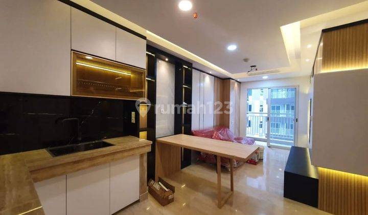 Sewa Apartemen Podomoro 2 BR Furnish Tower Lincoln Jl Putri Hijau 1