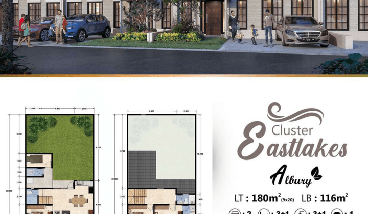 Rumah Komplek Citraland Tanjung Morawa Citraland Type Albury 1