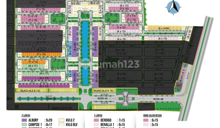 Rumah Komplek Citraland Tanjung Morawa Citraland Type Benalla 4