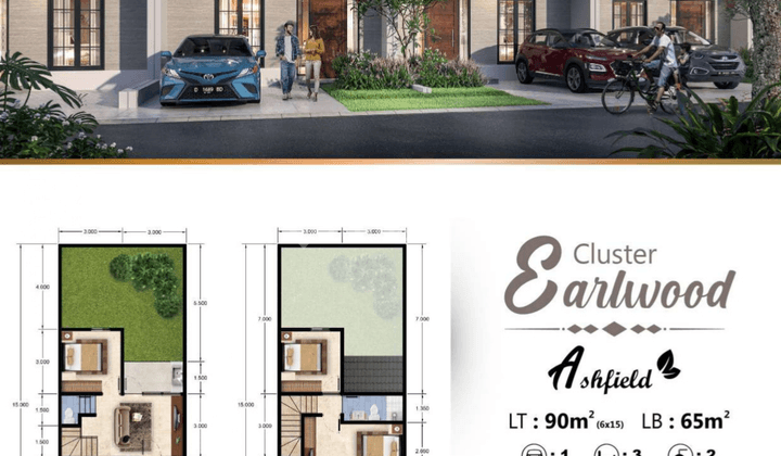 Rumah Komplek Citraland Tanjung Morawa Citraland Type Ashfield 1