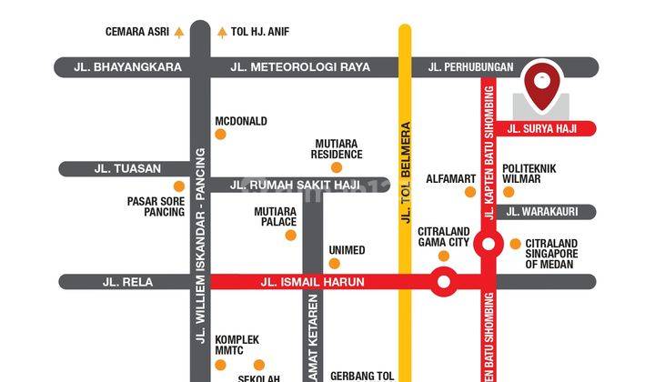 Dijual Rumah Komplek Mentari Vivo Jln Surya Haji Dekat Citraland 13