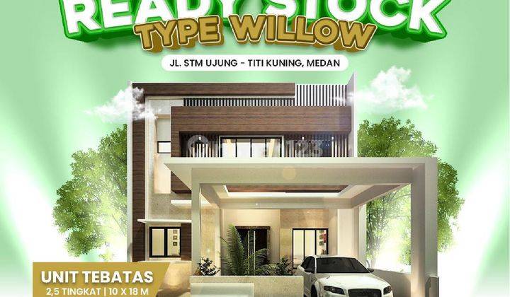 Villa Komplek Green Park Type Willow Jalan Stm Ujung Titikuning 1