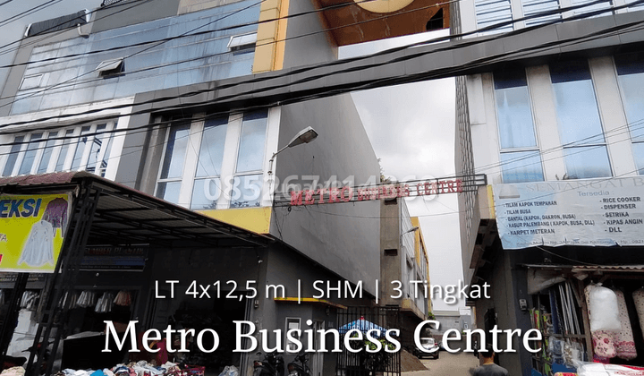 Komplek Metro Business Center Sisa 6 Unit Jalan Kapten Muslim 1