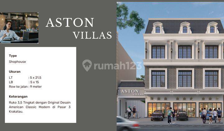 Rumah BARU Komplek Aston Villas Jalan Pasar 3 Daerah Krakatau  2