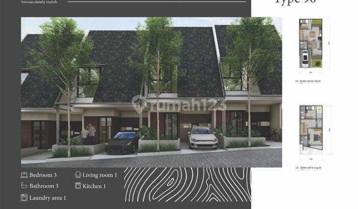 Rumah Baru Komplek Yuu At Contempo Type 90 Jalan Brigjend Katamso 1