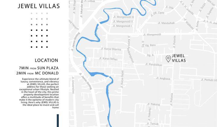 Hunian Mewah Polonia Komplek Jewel Villas Jalan Polonia Mongosidi 2