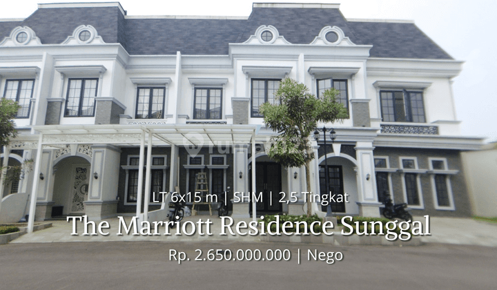 Dijual Rumah Mewah Villa Komplek Marriot Residence Jalan Sunggal  1