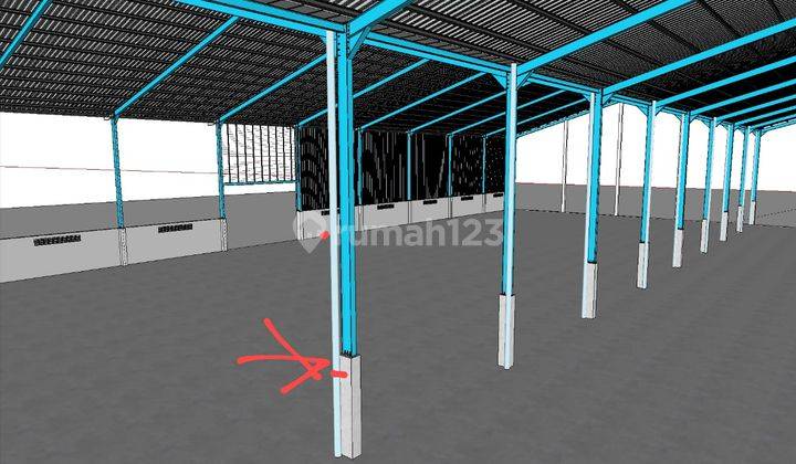 Disewakan Gudang Baru Di Karangayar 6600.0 m² SHM 1