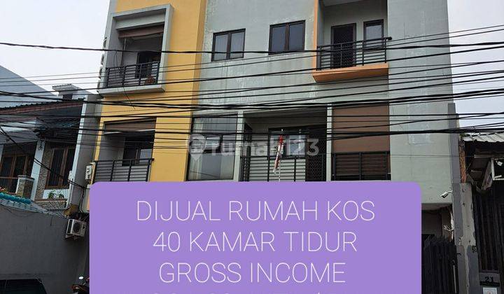 Rumah Kos di Tomang Utara, Gross Income Hingga 80 Juta Per Bulan 1