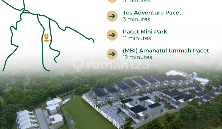 Villa Dijual Legalitas SHM Pacet, Trawas, Mojokerto  1