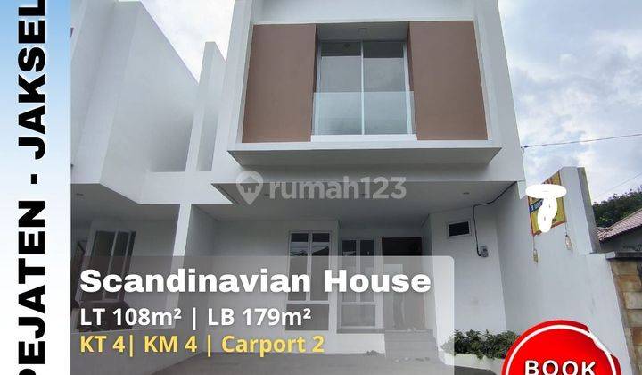 Dijual Murah Rumah Scandinavian di Pejaten Barat Jakarta Selatan
 1