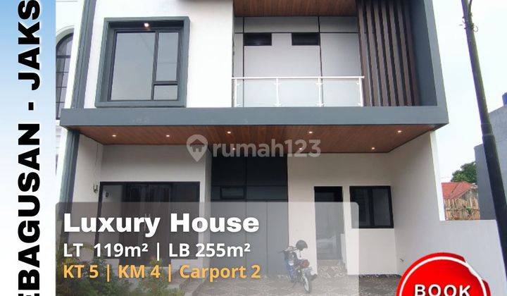 Dijual Rumah Ada Rooftop di Cluster Kebagusan Jakarta Selatan 1