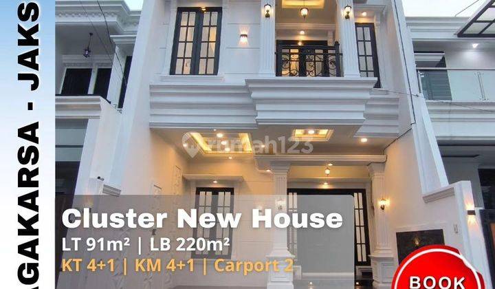 Dijual Rumah Cluster Modern Classic di Jagakarsa Jakarta Selatan 1