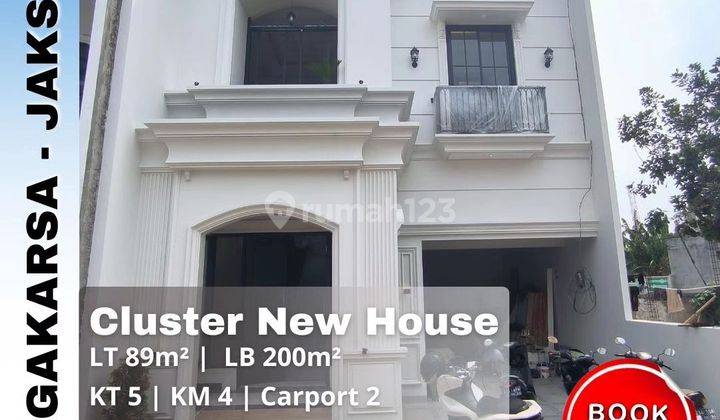 Dijual Murah Rumah Cluster Ada Rooftop di Jagakarsa Jakarta Selatan
 1