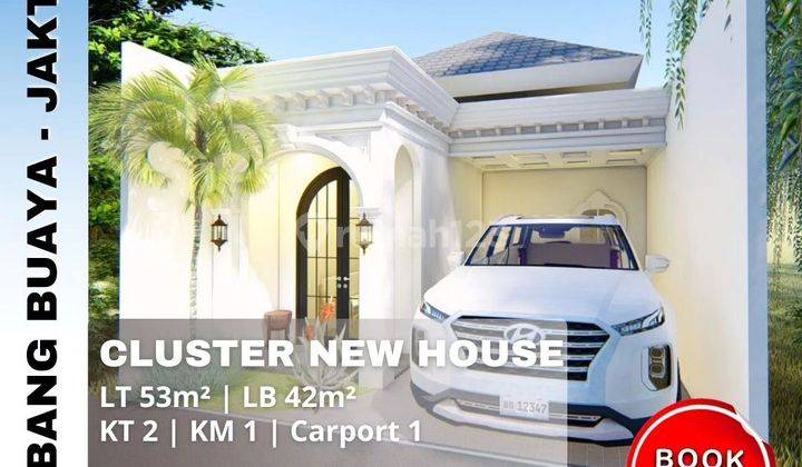 Dijual Rumah Classic Cluster Jln Albaidho Lubang Buaya Jakarta Timur 1