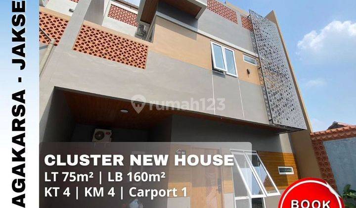 Dijual Rumah Cluster Rooftop di Warung Silah Jagakarsa Jakarta Selatan
 1