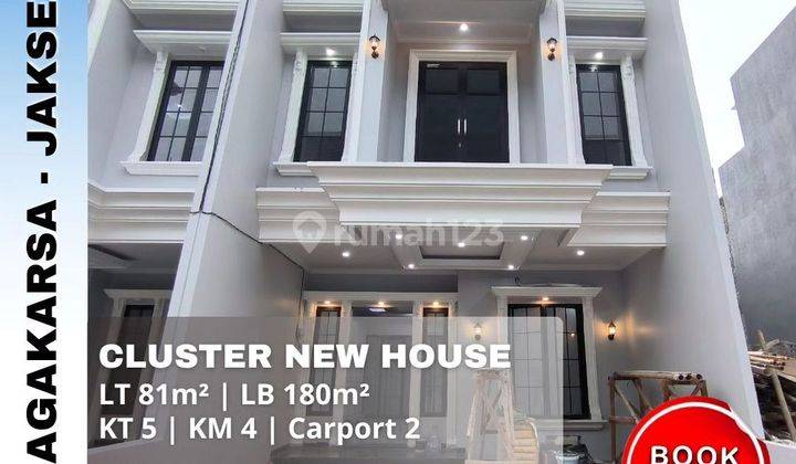 Dijual Rumah Cluster American Classic Rooftop di Jagakarsa Jakarta Selatan
 1