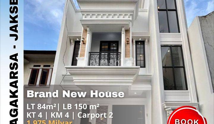 Dijual Murah Rumah American Classic Rooftop Di Jagakarsa Jaksel 1