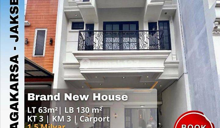 Dijual Rumah Modern Classic Dekat Stasiun Lenteng Agung Jagakarsa Jaksel 1