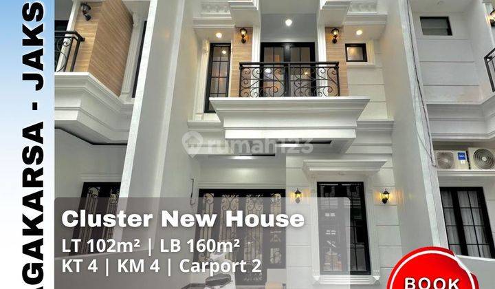 Dijual Rumah Cluster Classic Modern Rooftop di Jagakarsa Jakarta Selatan 1