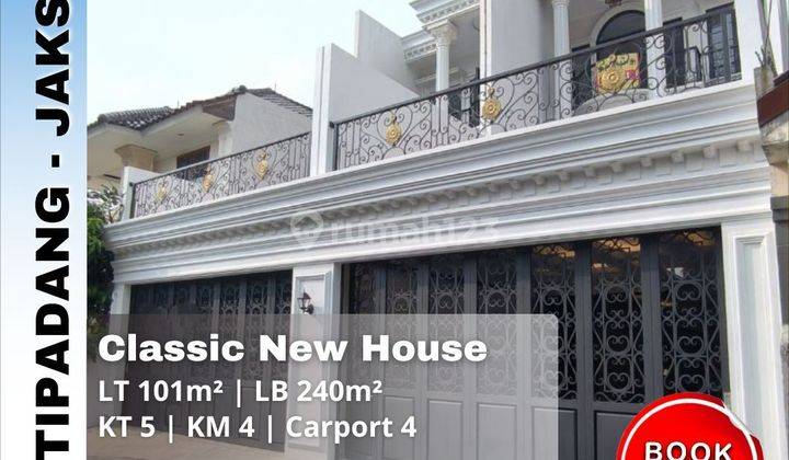 Dijual Rumah Eropa Classic Di Jatipadang Pasar Minggu Jakarta Selatan
 1