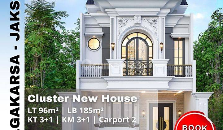 Dijual Rumah Cluster Classic Modern di Jagakarsa Jakarta Selatan 1