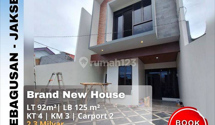 Dijual Murah Rumah Design Scandinavian Di Kebagusan Jakarta Selatan 1