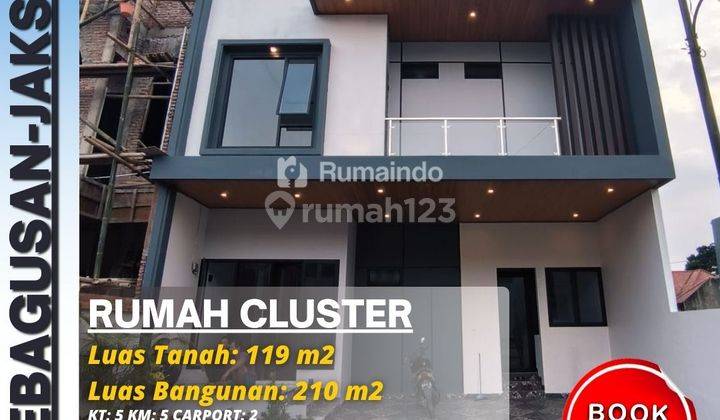 Dijual Murah Rumah Baru di Cluster Kebagusan Jakarta Selatan 1