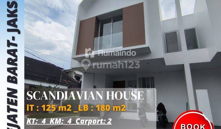 Dijual Rumah Scandinavian di Pejaten Barat Jakarta Selatan 1