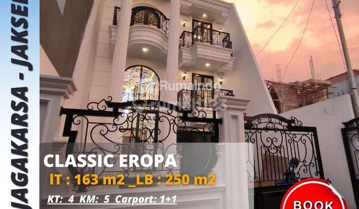 Dijual Rumah Classic Eropa di Jagakarsa Jakarta Selatan 1