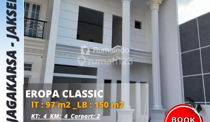 Dijual Rumah Cluster Classic Eropa di Jagakarsa Jakarta Selatan 1