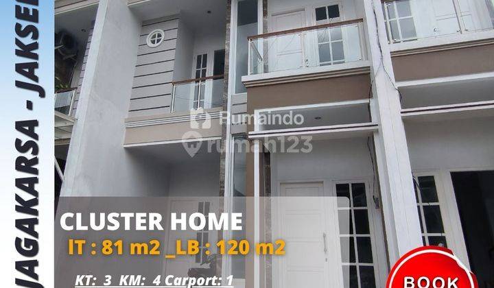 Dijual Rumah Cluster di Komplek Benda Jagakarsa Jakarta Selatan  1