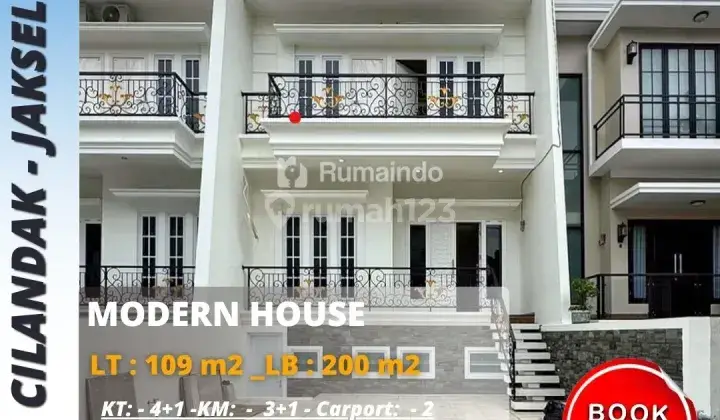 Dijual Murah Rumah Townhouse di Cilandak KKO Jakarta Selatan
 1