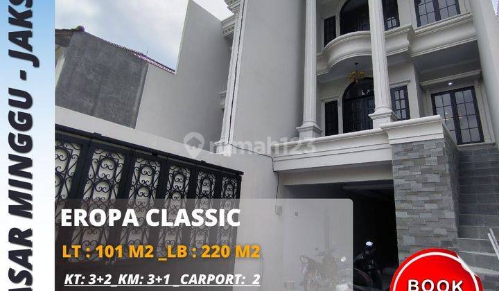 Dijual Rumah Eropa Classic di Jati Padang Jakarta Selatan  1