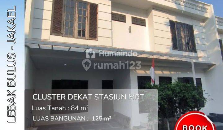 Dijual Rumah Cluster Dekat Stasiun Mrt Lebak Bulus Jakarta  1